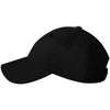 Sportsman Black Heavy Brushed Twill Cap