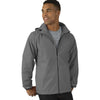 Charles River Men's Grey Pack-N-Go Full Zip Reflective Jacket