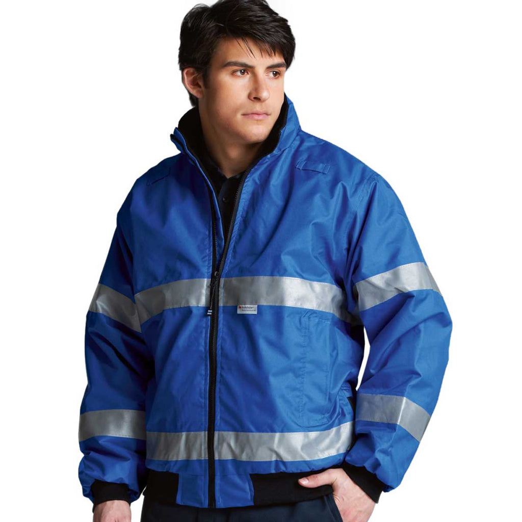 Charles River Men's Royal/Black Signal Hi-Vis Jacket