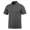 BAW Men's Heather Grey Classic Pique Polo