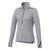 Elevate Women's Heather Grey/Black Dege Eco Knit Half Zip