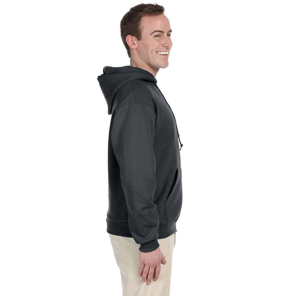 Jerzees Men's Charcoal Grey 8 Oz. Nublend Fleece Pullover Hood