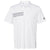 adidas Men's White/Black 3 Stripe Chest Polo