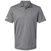 Adidas Men's Grey Three Basic Sport Polo