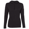 adidas Women's Black Lightweight Hooded Sweatshirt