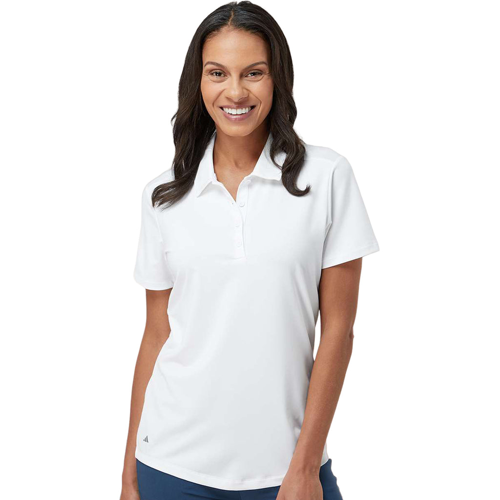 Adidas Women's White Ultimate Solid Polo