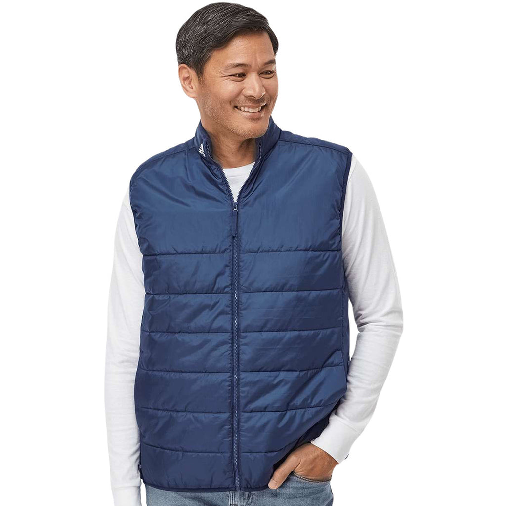 Adidas Men's Team Navy Blue Puffer Vest