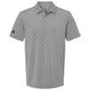 adidas Men's Grey Three/Black Pine Tree Polo