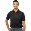 Adidas Men's Black Micro Pique Polo