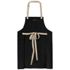 Port Authority Black/Stone Canvas Full-Length Two-Pocket Apron