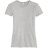 Alternative Apparel Women's Silver The Keepsake Vintage 50/50 Tee