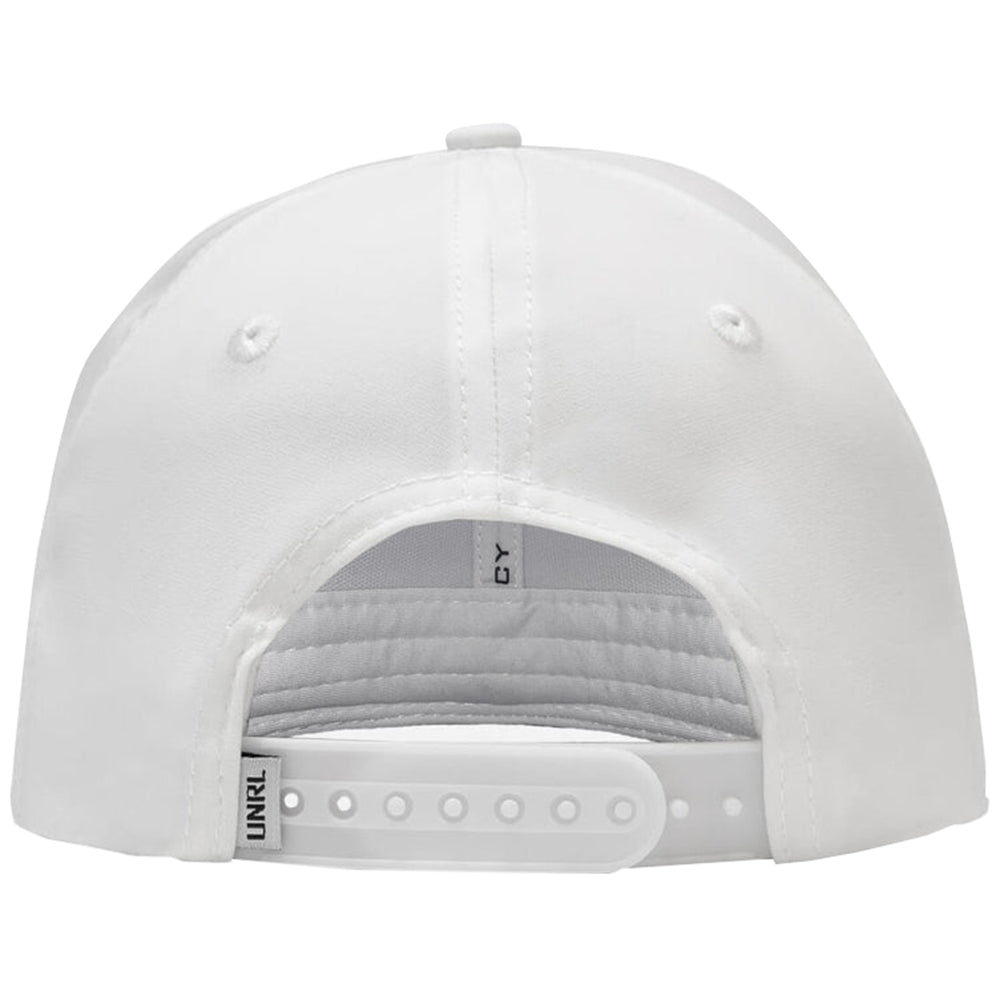 UNRL White AthleticFit Performance Cap