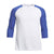 Expert Men's White/Royal 3/4 Raglan Sleeve Outfitter Crew