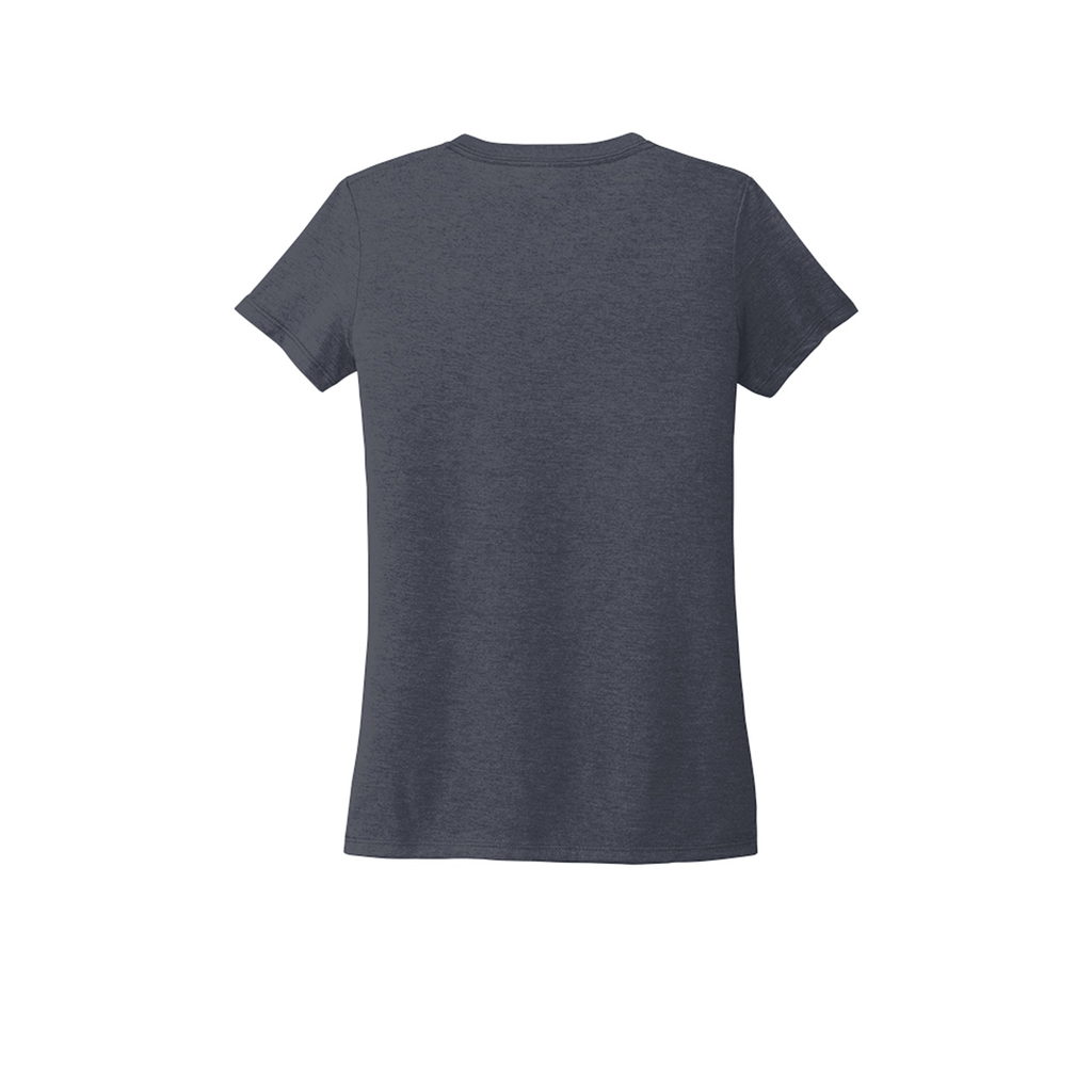 Allmade Women's Rebel Blue Tri-Blend V-Neck Tee