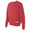 Champion Men's Carmine Red Heather Originals Sueded Fleece Crew