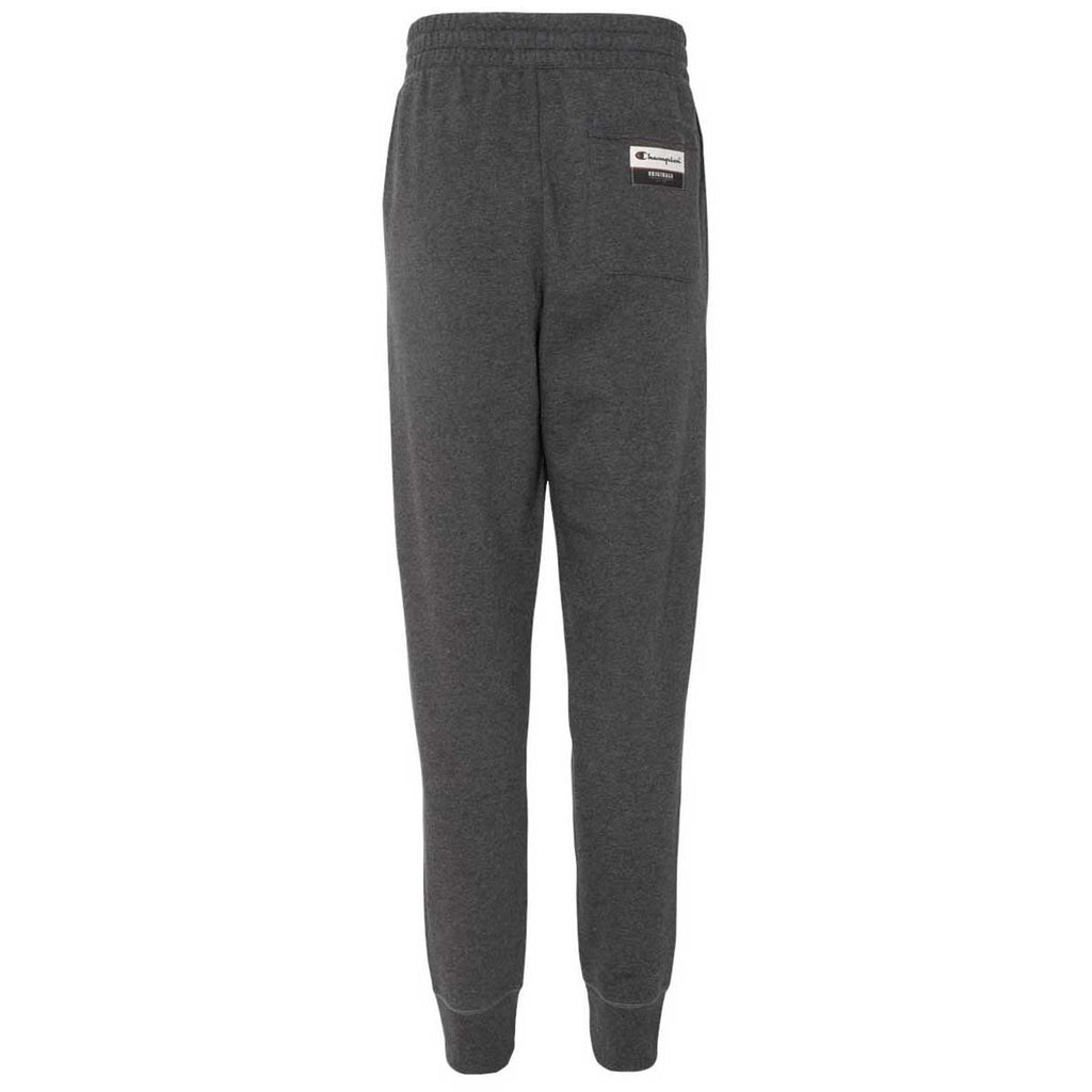 Champion Men's Charcoal Heather Originals Sueded Fleece Jogger