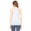 Bella + Canvas Women's Blue Marble Flowy Racerback Tank