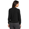 Brooks Brothers Women's Deep Black Washable Merino Cardigan Sweater