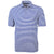 Cutter & Buck Men's Tour Blue Virtue Eco Pique Stripped Recycled Tall Polo