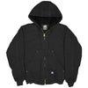 Berne Men's Black Heartland Washed Duck Hooded Jacket