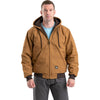 Berne Men's Brown Heritage Duck Hooded Active Jacket