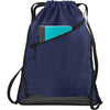 Port Authority True Navy/Black Zip-It Cinch Pack