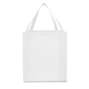 Primeline White Saturn Jumbo Non-Woven Grocery Tote