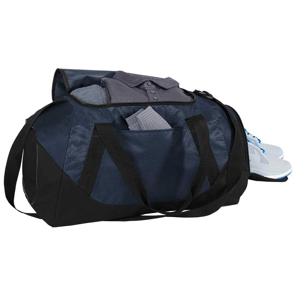 Port Authority Navy/Black Team Duffel