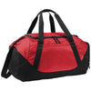 Port Authority True Red/Black Team Duffel