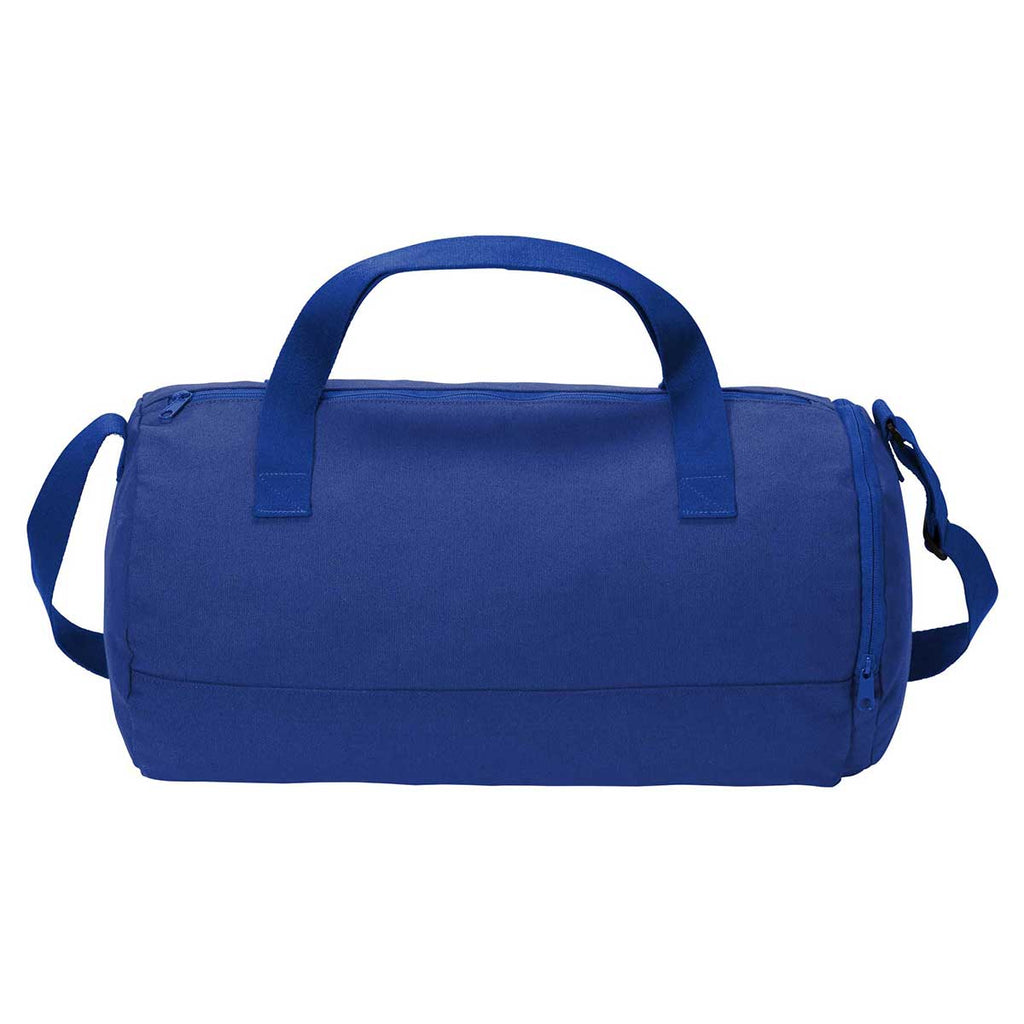 Port Authority True Royal Cotton Barrel Duffel