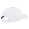 Port Authority White Brushed Twill Cap