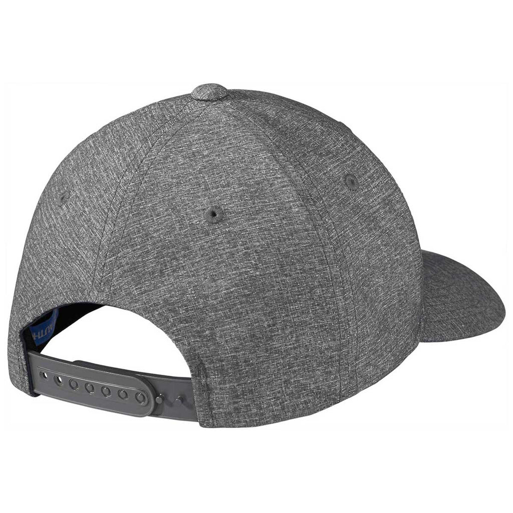 Port Authority Heather Grey Flexfit 110 Performance Snapback Cap