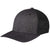 Port Authority Black/Dark Charcoal Heather Flexfit Melange Trucker Mesh Back Cap