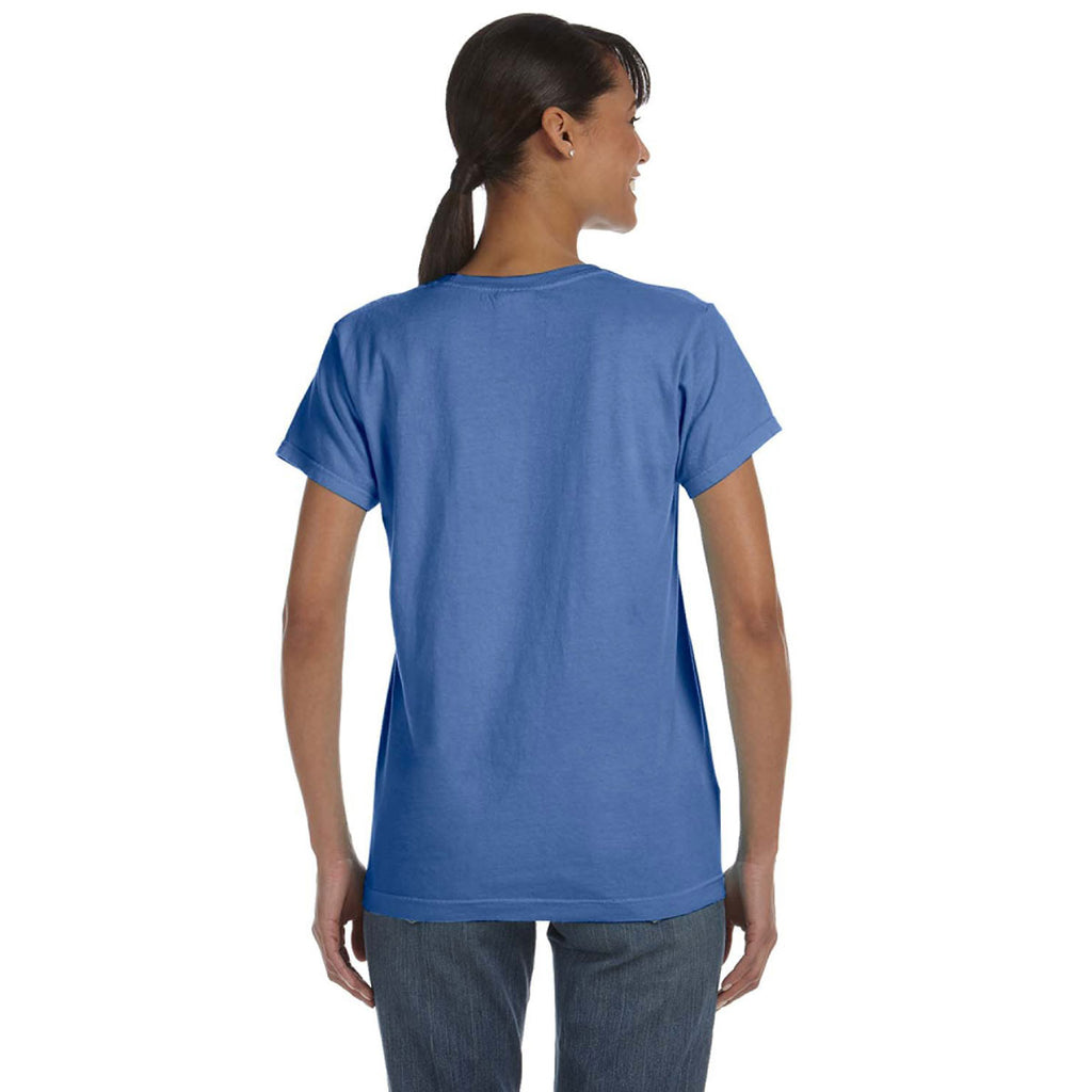 Comfort Colors Women's Flo Blue 5.4 Oz. T-Shirt