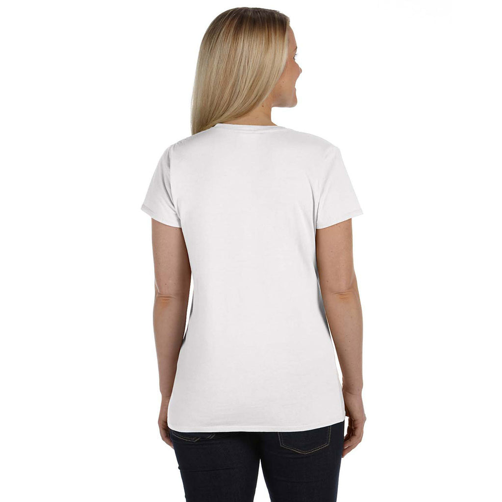 Comfort Colors Women's White 4.8 Oz. Fitted T-Shirt