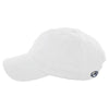 AHEAD White Chino Solid Velcro Cap