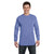 Comfort Colors Men's Flo Blue 6.1 Oz. Long-Sleeve T-Shirt