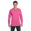 Comfort Colors Men's Neon Pink 6.1 Oz. Long-Sleeve T-Shirt