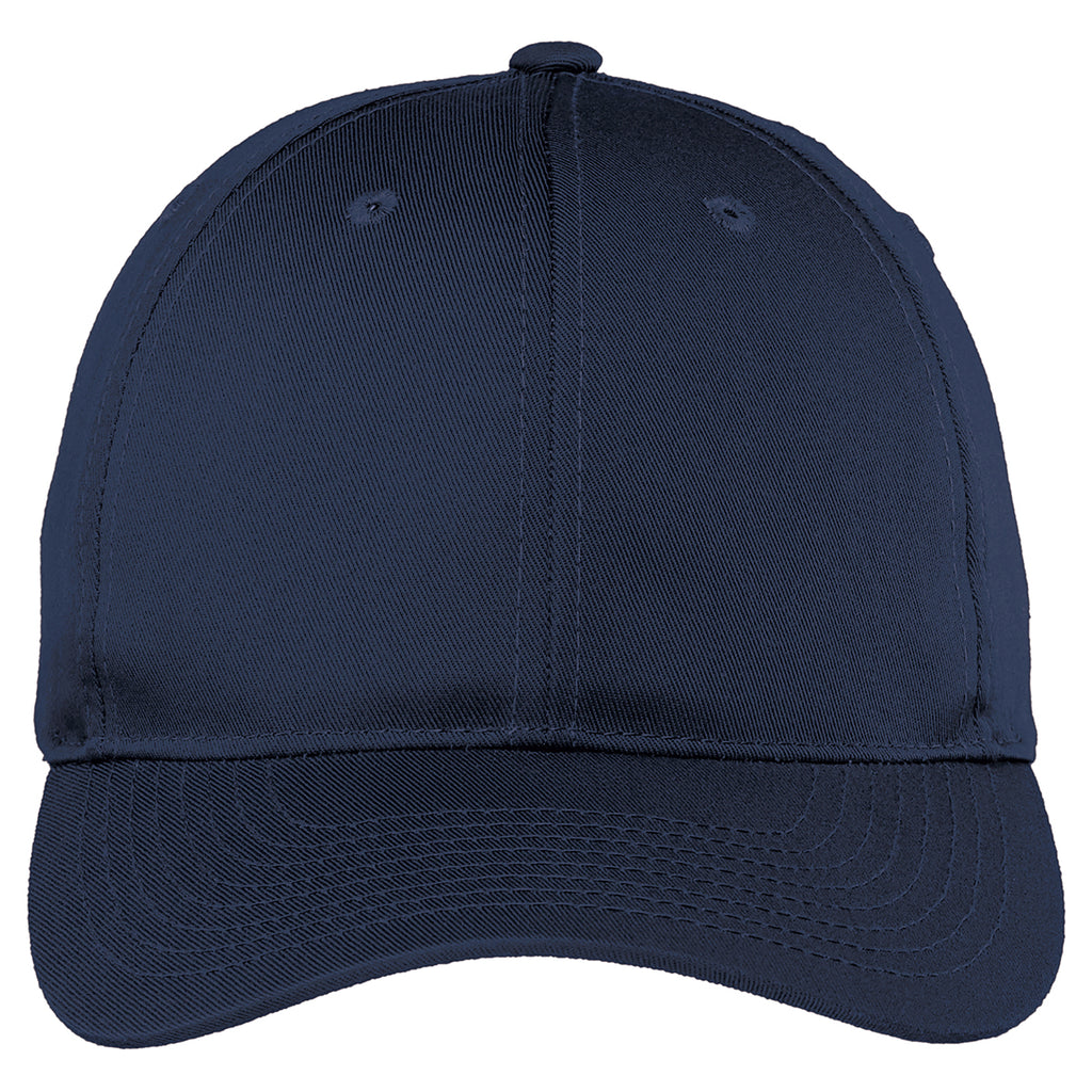 Port Authority Navy Fine Twill Cap