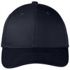 Port Authority Navy Snapback Fine Twill Cap