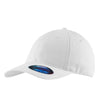 Port Authority White Flexfit Garment Washed Cap