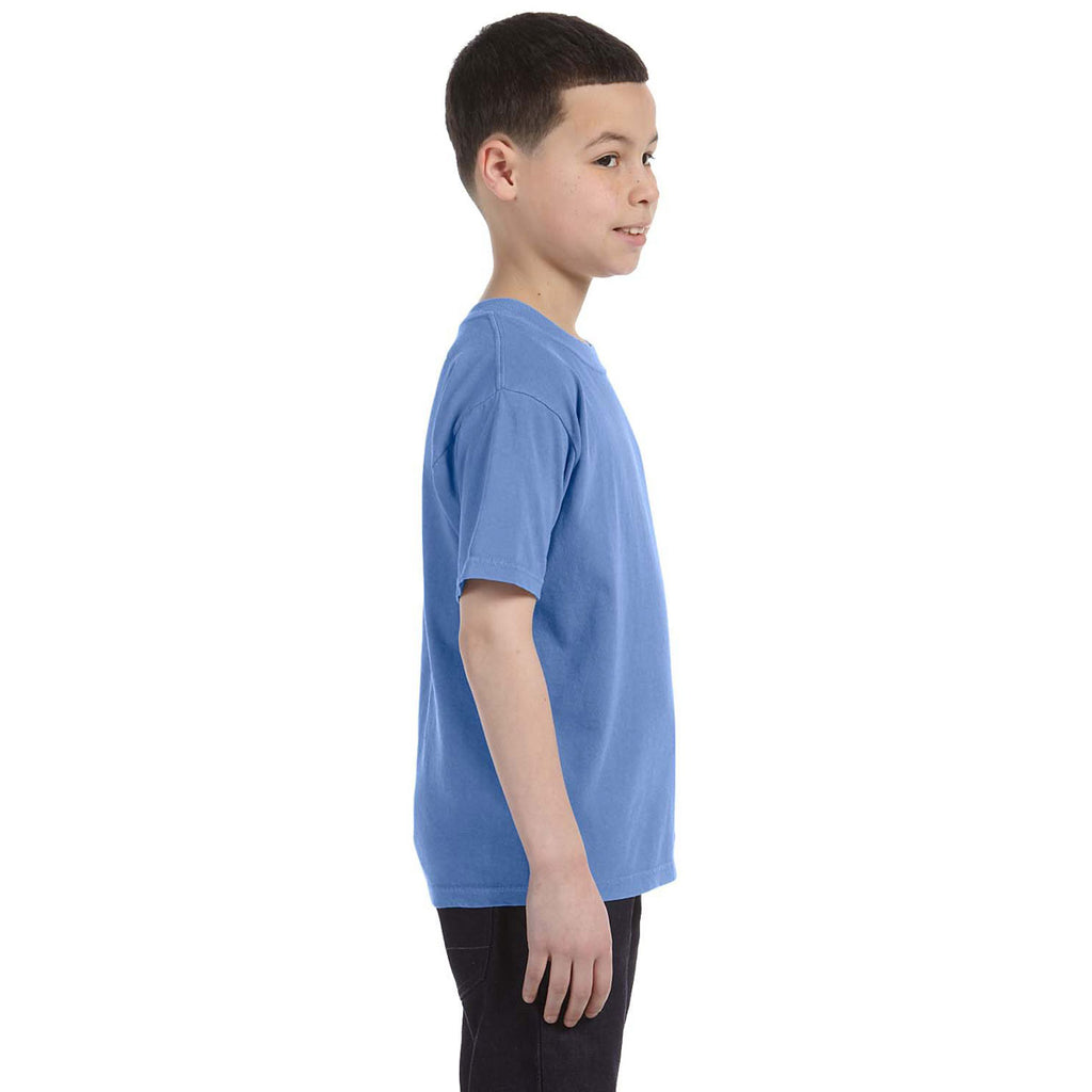 Comfort Colors Youth Flo Blue 5.4 Oz. T-Shirt