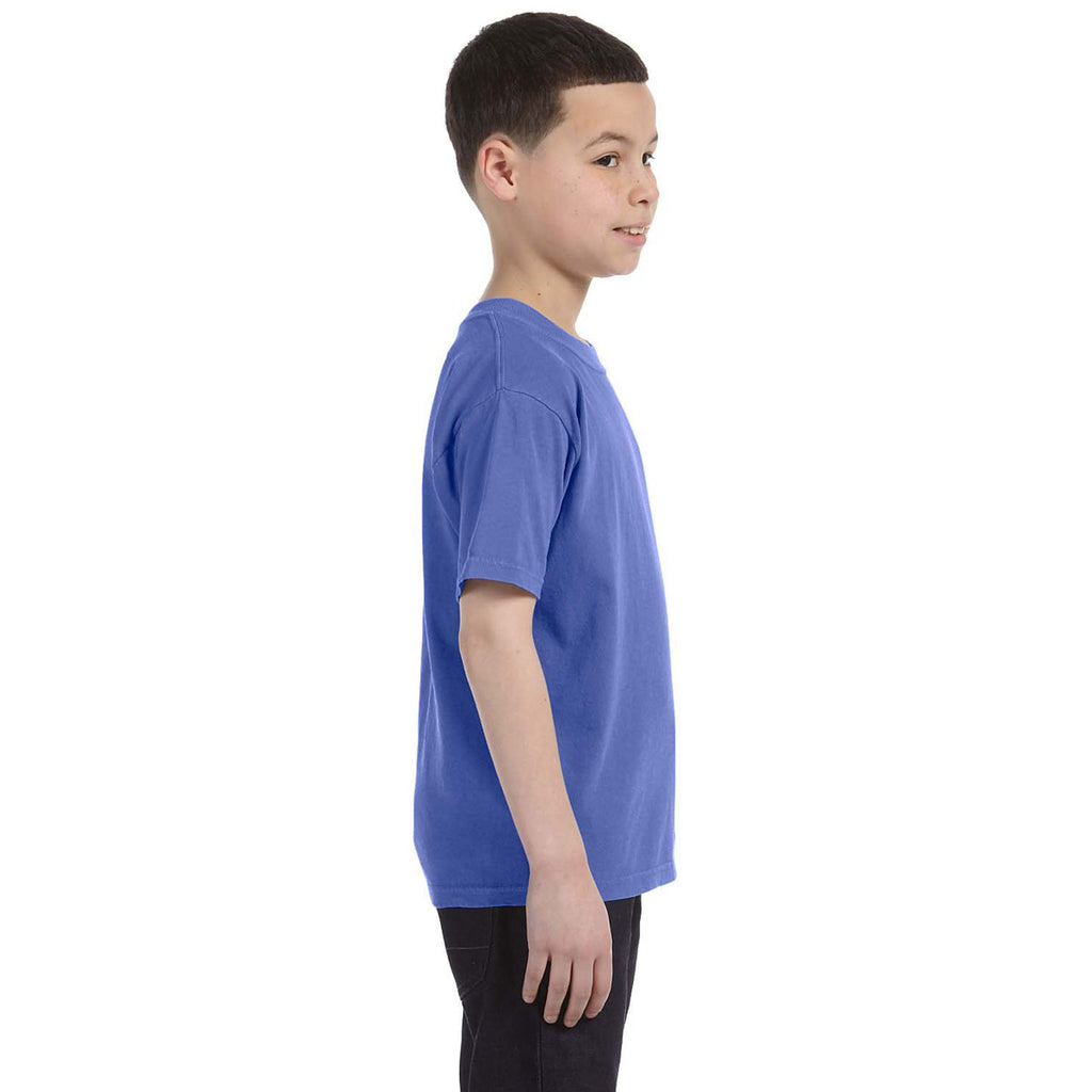 Comfort Colors Youth Periwinkle 5.4 Oz. T-Shirt