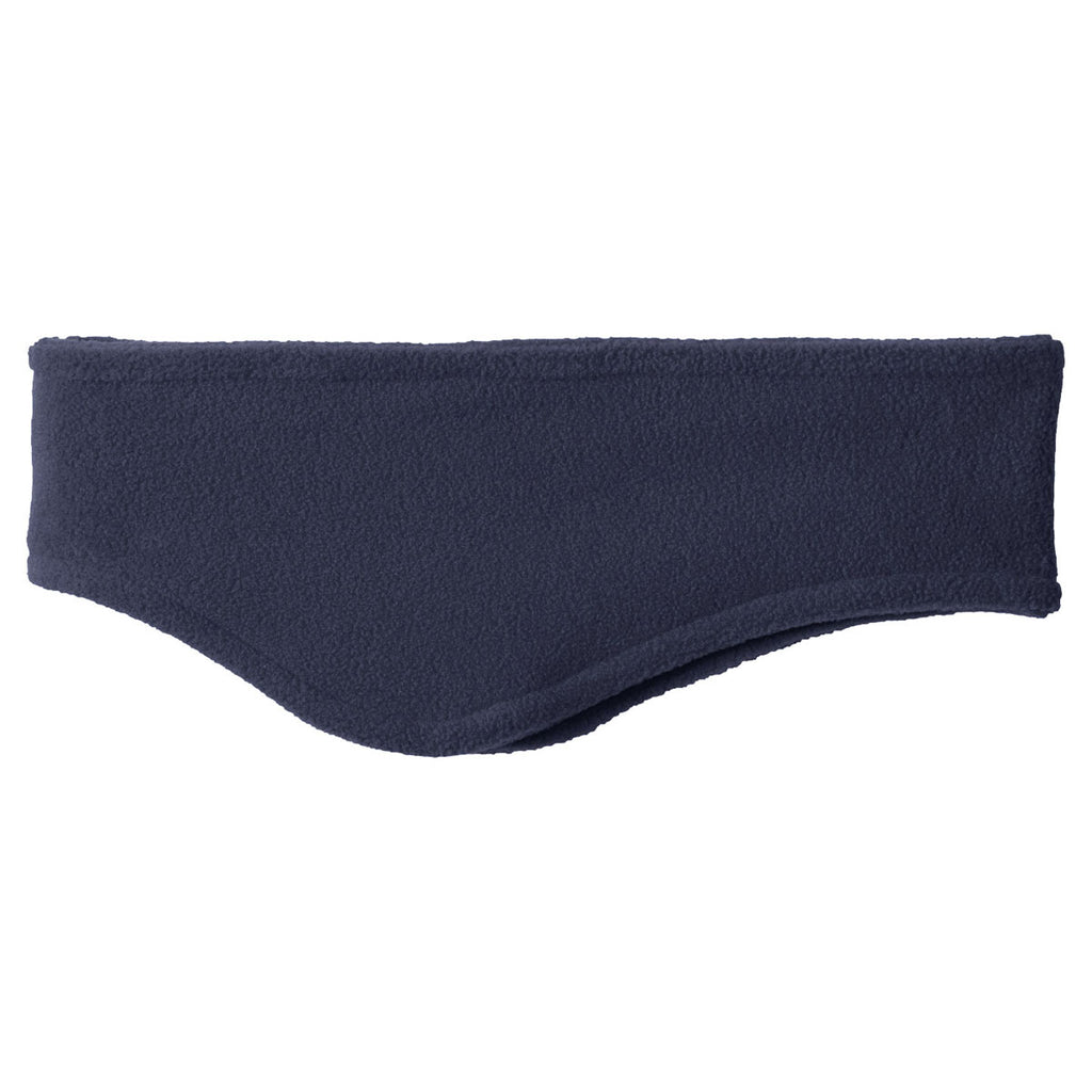 Port Authority Navy R-Tek Stretch Fleece Headband