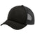 Port Authority Black 5-Panel Twill Foam Trucker Cap