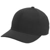 Port Authority Black Flexfit Delta Cap