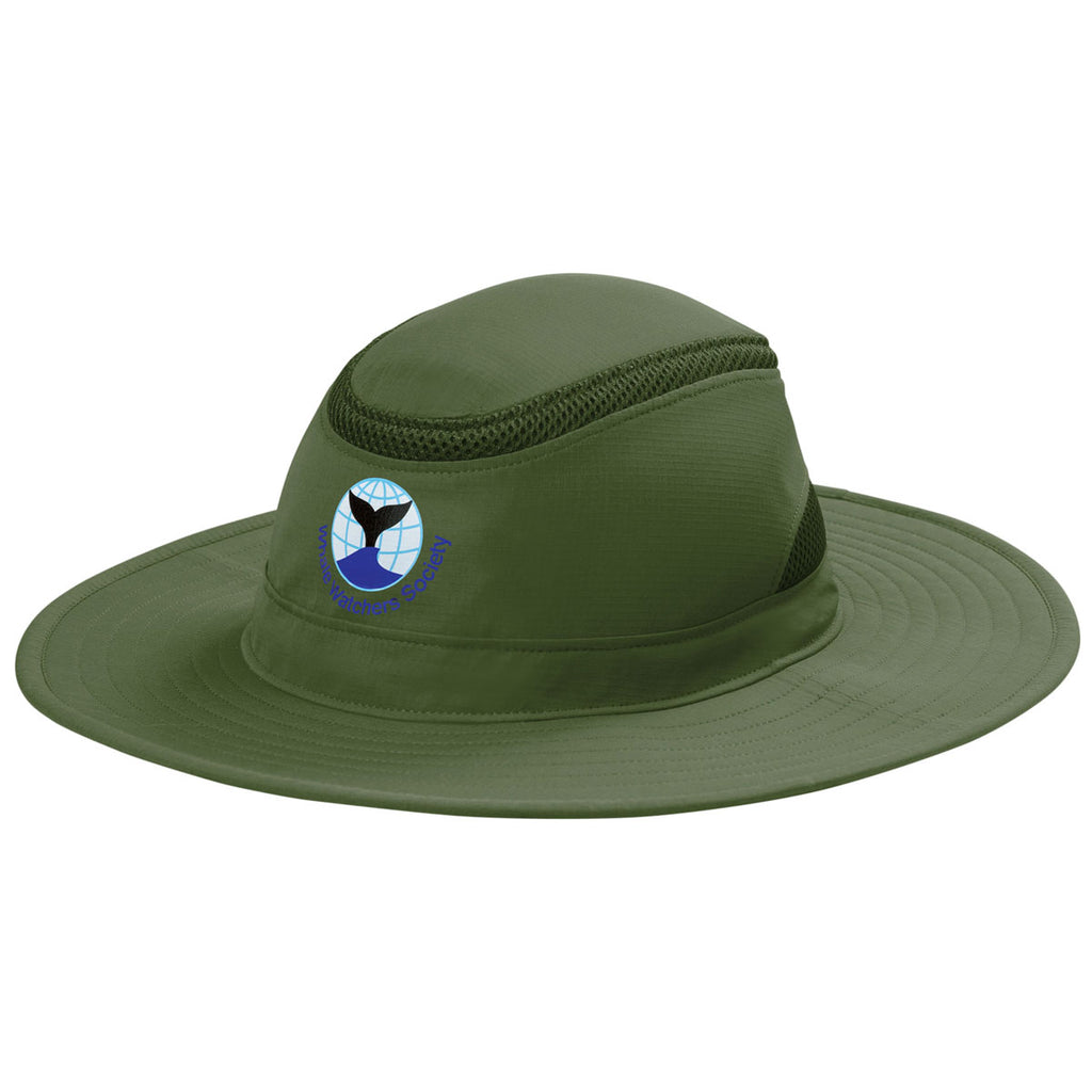 Port Authority Olive Leaf Outdoor Ventilated Wide Brim Hat