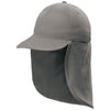 Port Authority Sterling Grey Outdoor UV Sun Shade Cap