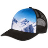 Port Authority Snow Caps Snapback Photo Real Trucker Cap