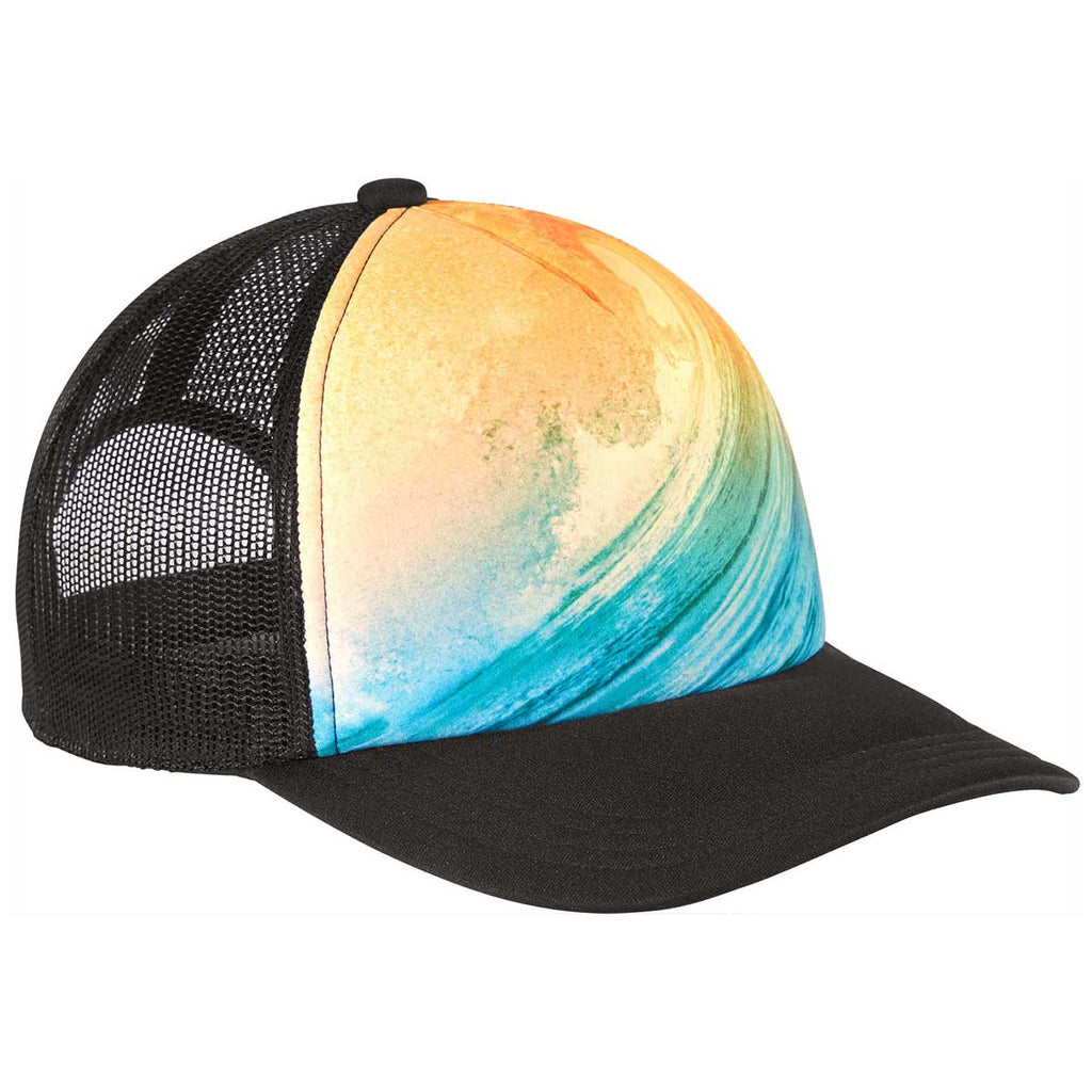 Port Authority Wave Snapback Photo Real Trucker Cap